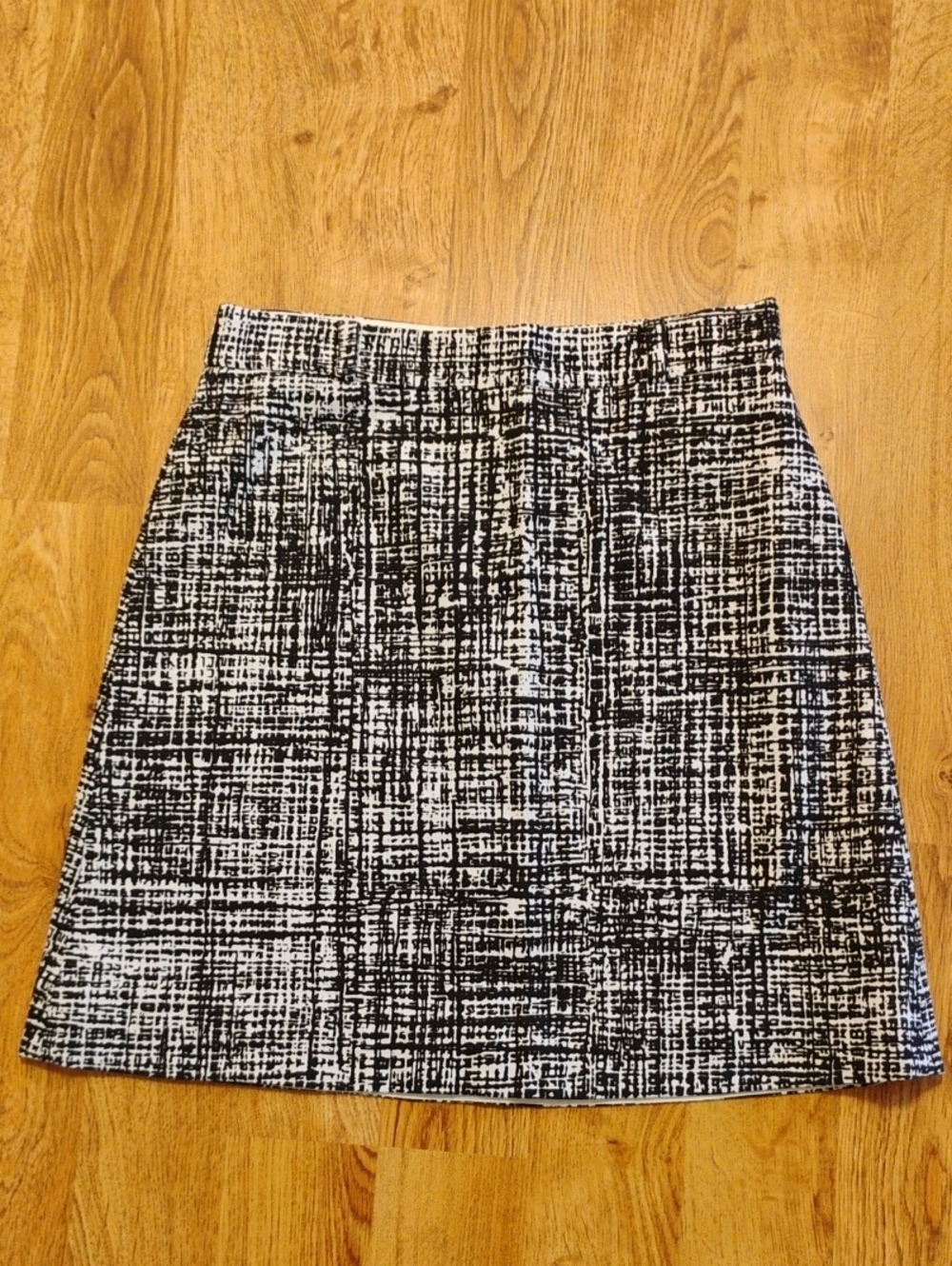 kate spade Monochrome Grid Mini Skirt